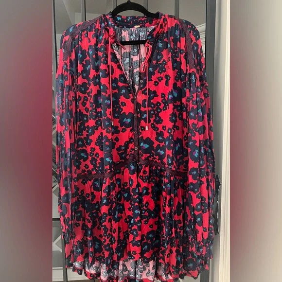 SOLD. Free People Mini Dress/Tunic Top - Picture 3 of 8